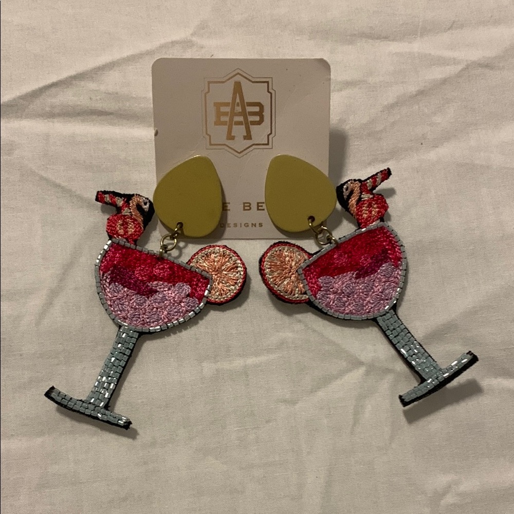 NWT Allie Beads cocktail earrings